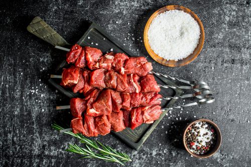 שיפודי אנטריקוט עגלה פרימיום