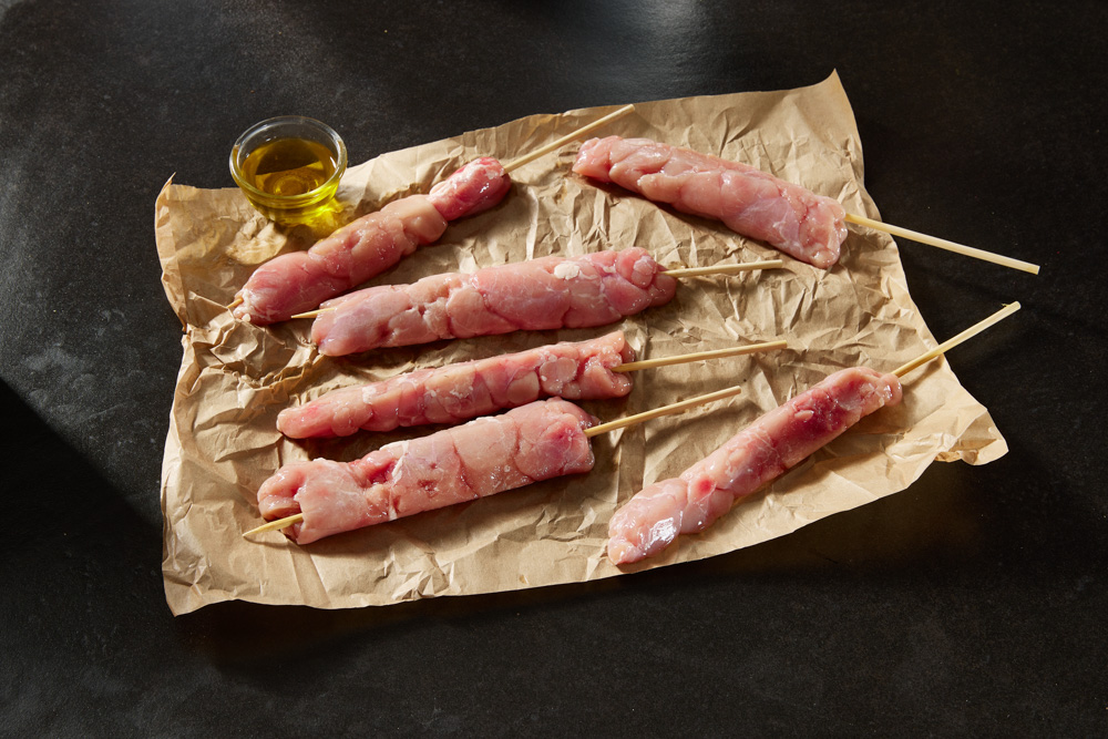 שיפודי שקדי עגל חלב